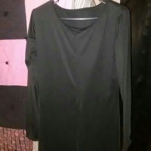 Black long sleeve top